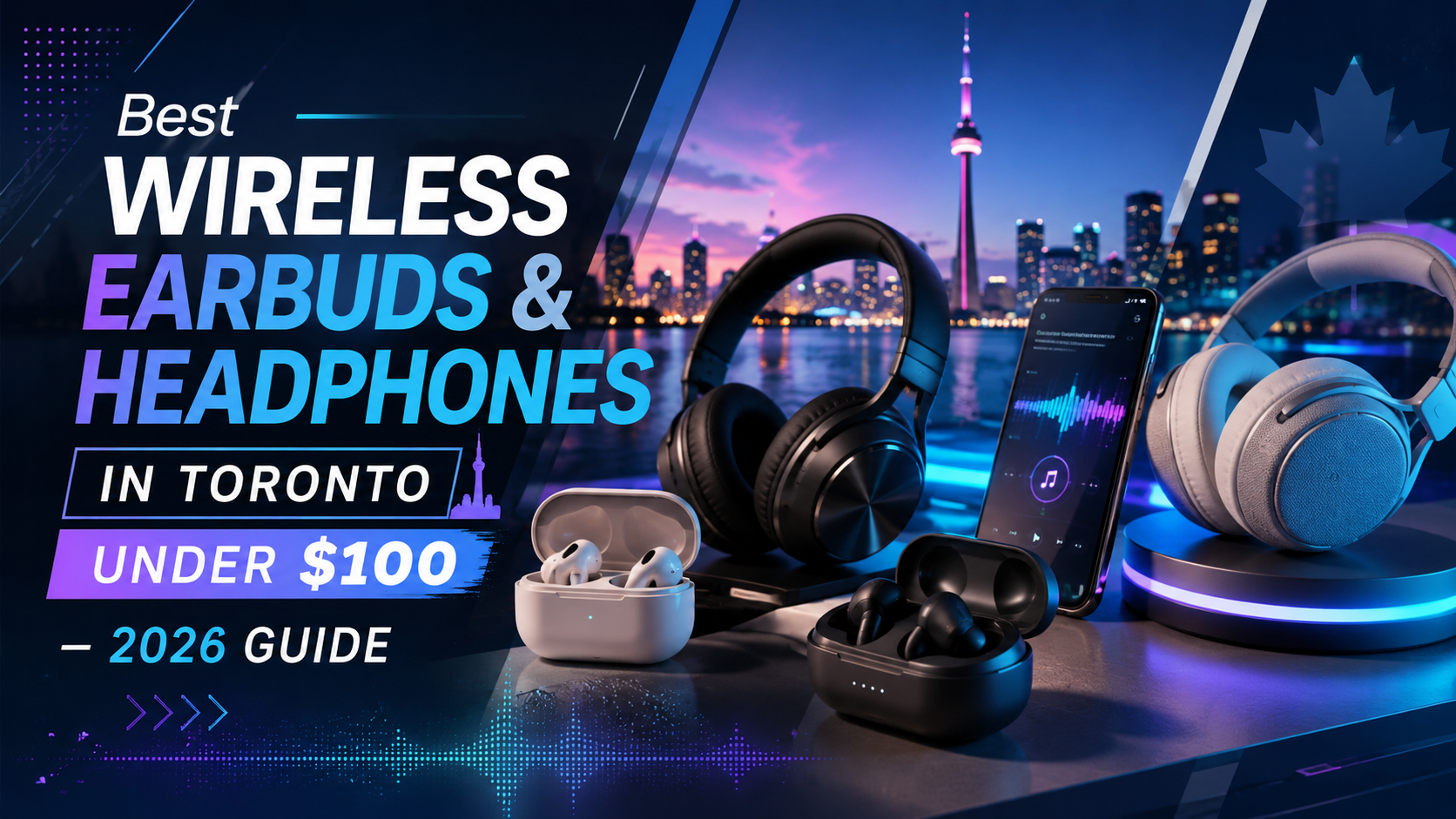 Best Wireless Earbuds & Headphones in Toronto Under $100 – 2026 Guide